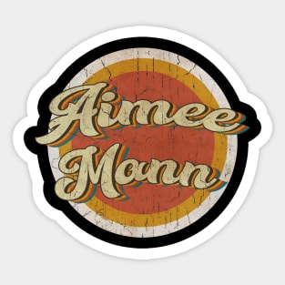 circle vintage Aimee Mann Sticker